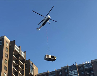 Charleston Helicopter HVAC Lift