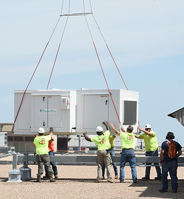 Charleston Helicopter HVAC Lift