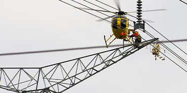 Charleston Helicopter Transmission Line Maintenance