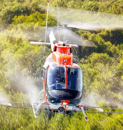 Charleston Helicopter Wet and Dry Spreading